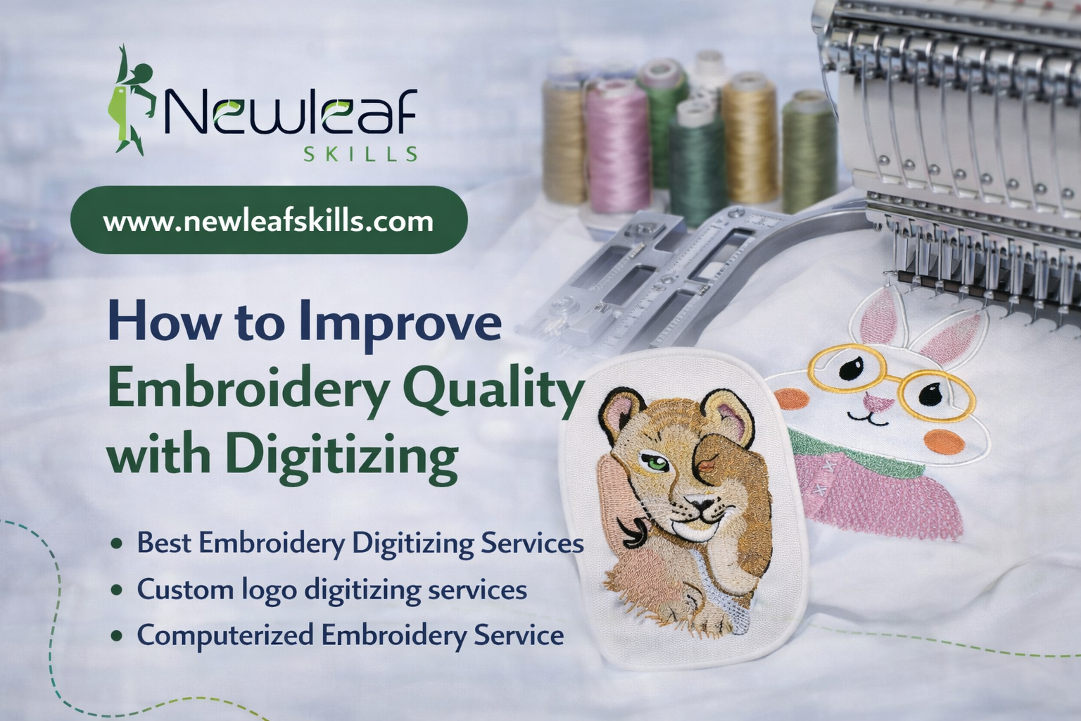 How to Improve Embroidery Quality with Digitizing