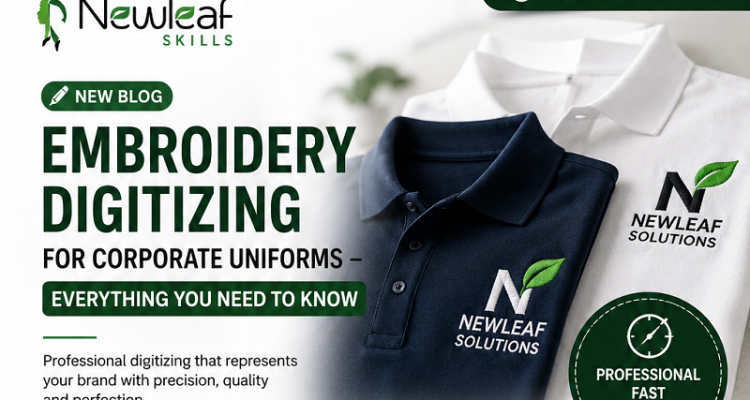 Embroidery digitizing for corporate uniforms