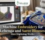Machine Embroidery for Lehenga and Saree Blouses How Digitizing Work
